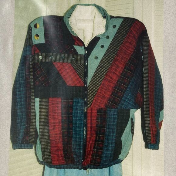 Eileens Design Studio J21 Medley Maze Jacket Pattern P-XL Sewing Craft Patchwork - Picture 1 of 6